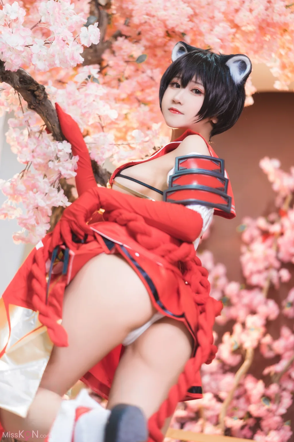 Coser@三度_69: 蔚蓝档案 春日椿 (40 photos)