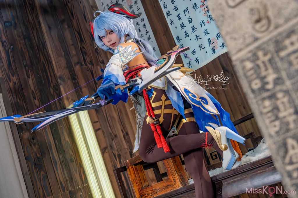 Coser@黏黏团子兔: 循循守月-甘雨 洛春赋 (76 photos )