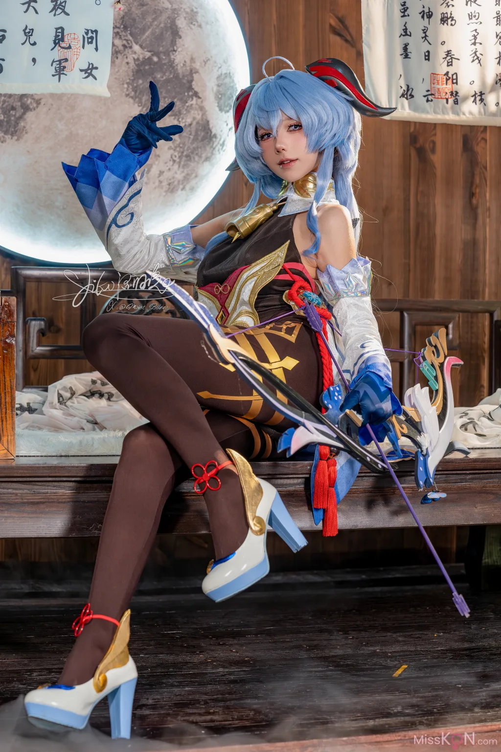 Coser@黏黏团子兔: 循循守月-甘雨 洛春赋 (76 photos )