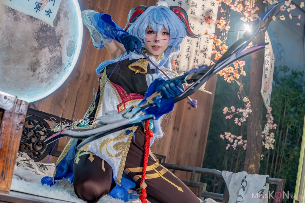 Coser@黏黏团子兔: 循循守月-甘雨 洛春赋 (76 photos )