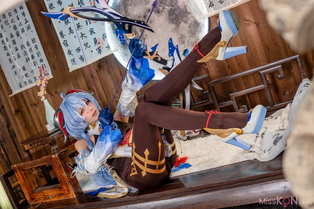 Coser@黏黏团子兔: 循循守月-甘雨 洛春赋 (76 photos )