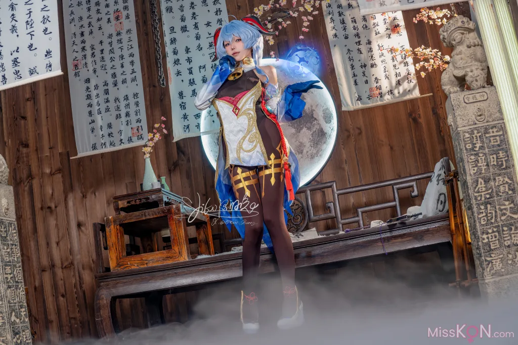 Coser@黏黏团子兔: 循循守月-甘雨 洛春赋 (76 photos )