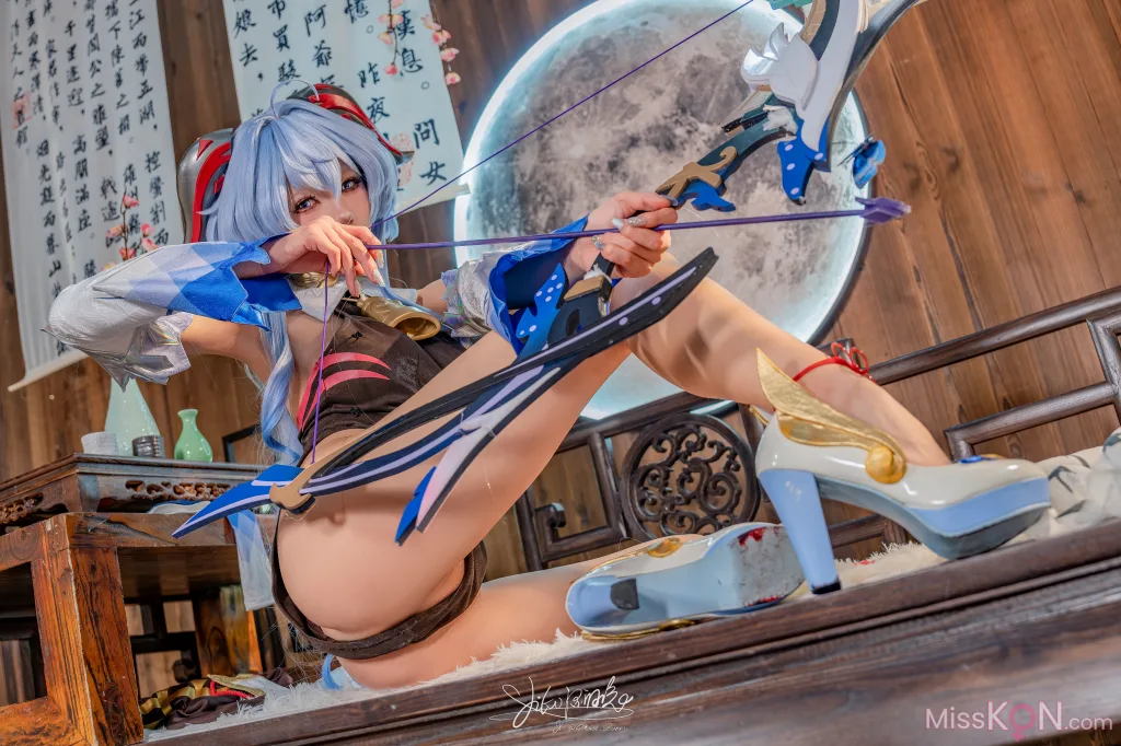 Coser@黏黏团子兔: 循循守月-甘雨 洛春赋 (76 photos )