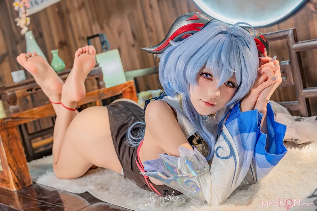 Coser@黏黏团子兔: 循循守月-甘雨 洛春赋 (76 photos )