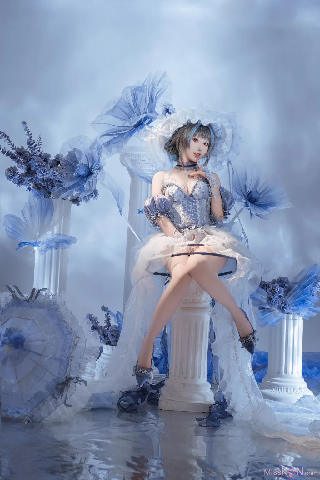Coser@面饼仙儿: 碧蓝航线 柴郡礼服废稿 (21 photos)