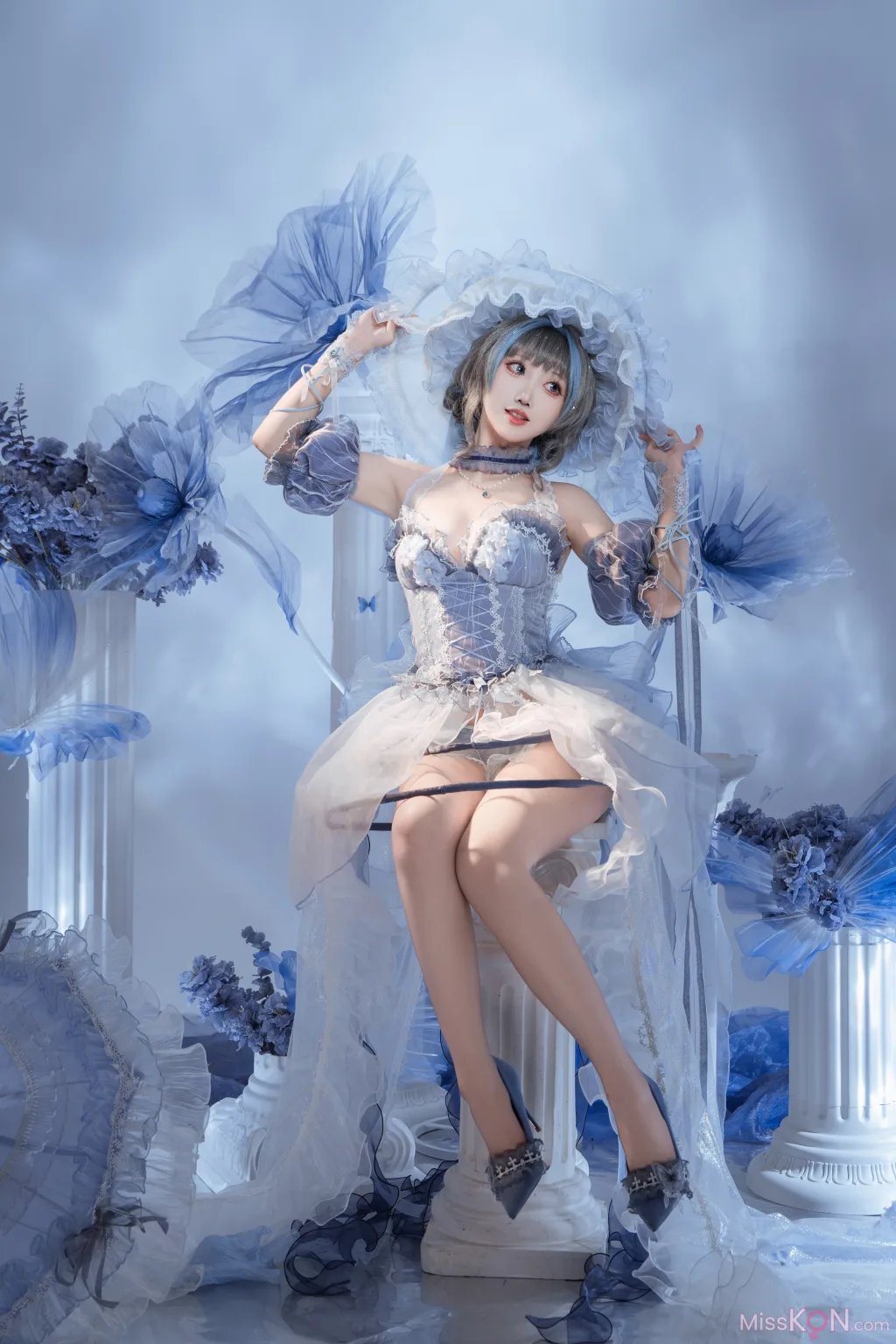 Coser@面饼仙儿: 碧蓝航线 柴郡礼服废稿 (21 photos)