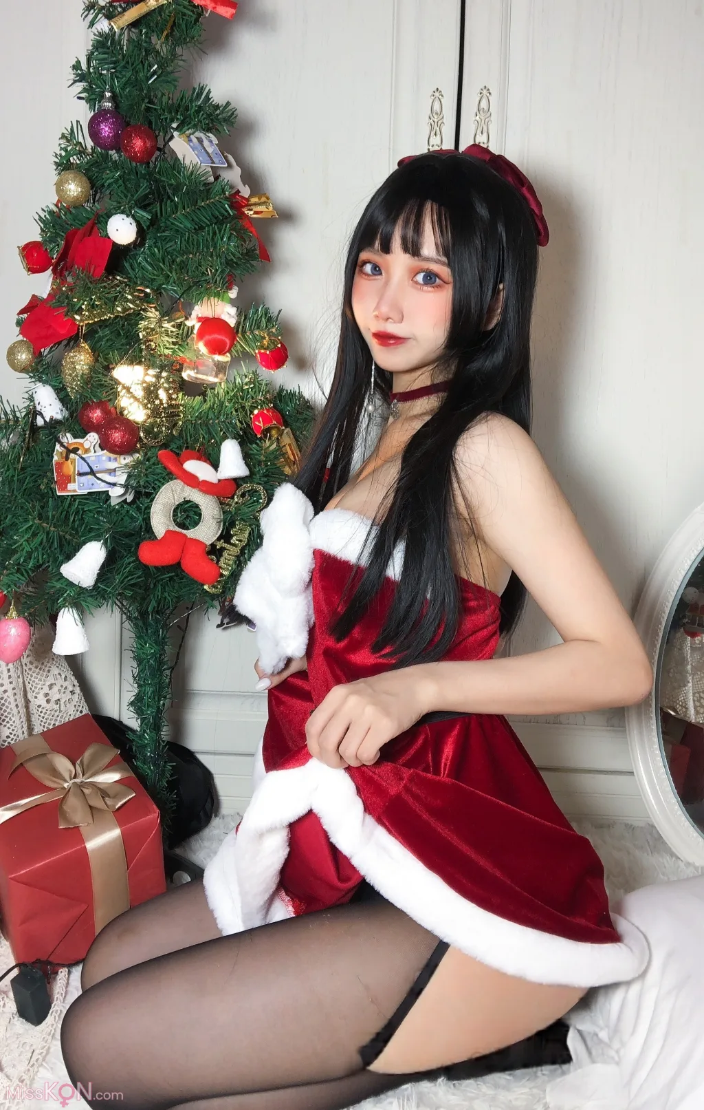 Coser@果咩酱w: 圣诞 黑丝 (28 photos + 3 videos) – Page 2