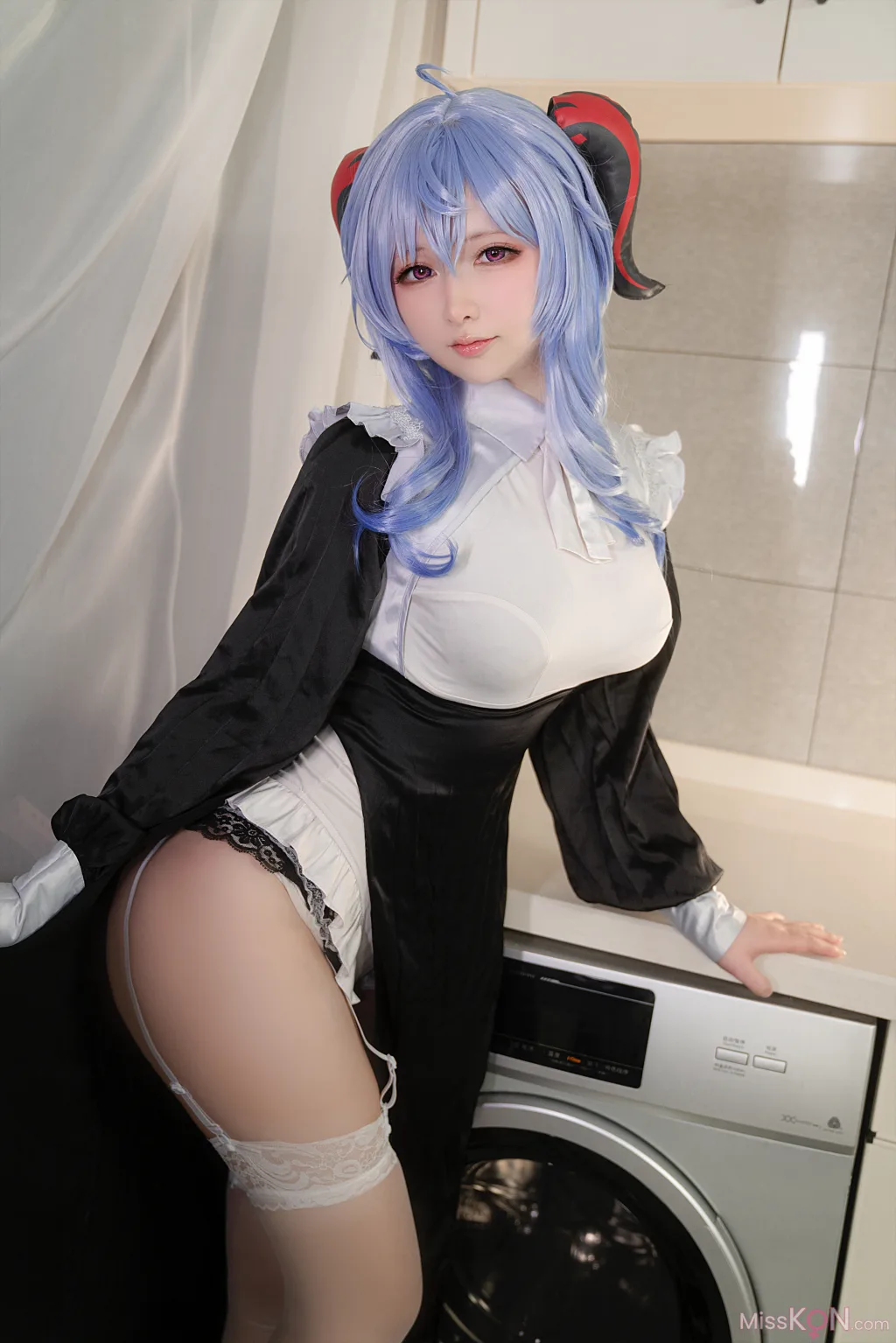 Coser@樱梨梨: 甘雨修女 (26 photos)