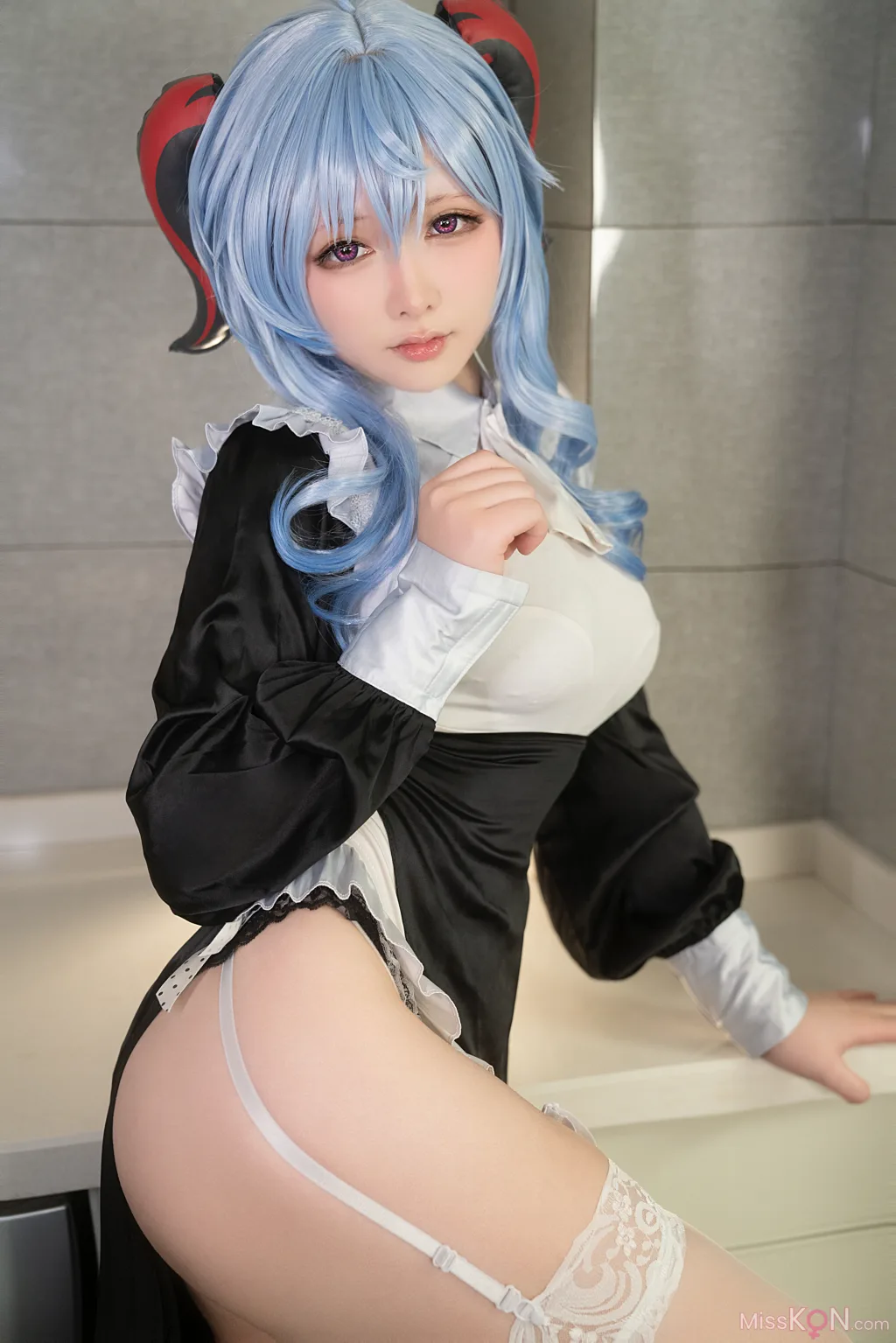 Coser@樱梨梨: 甘雨修女 (26 photos)