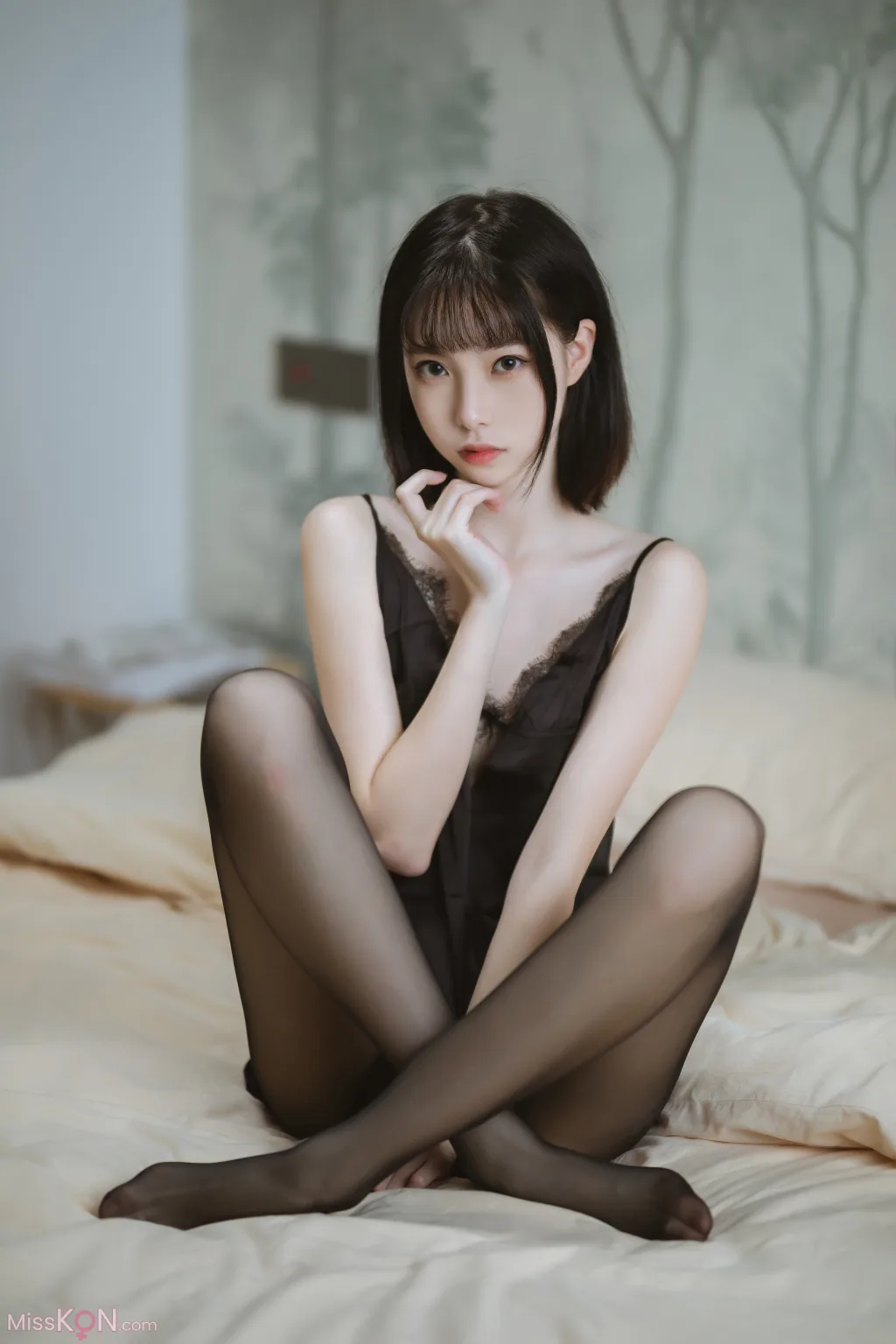 Coser@许岚LAN: 黑色蕾丝睡衣 (40 photos) – Page 2