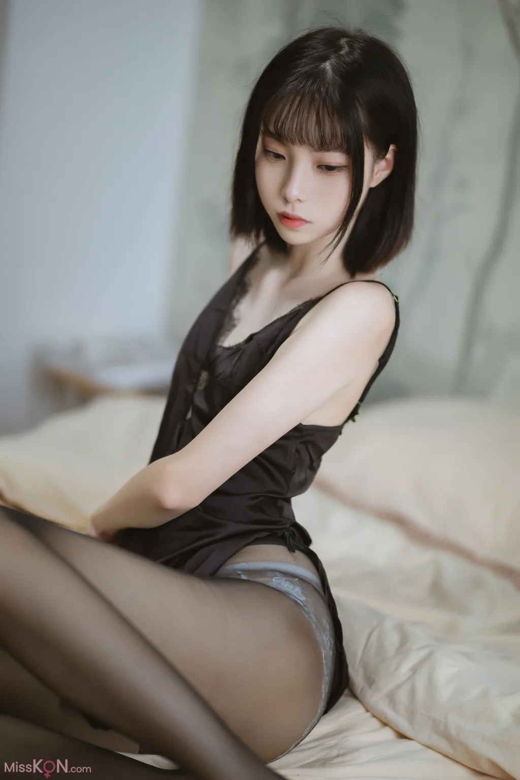 Coser@许岚LAN: 黑色蕾丝睡衣 (40 photos) – Page 3