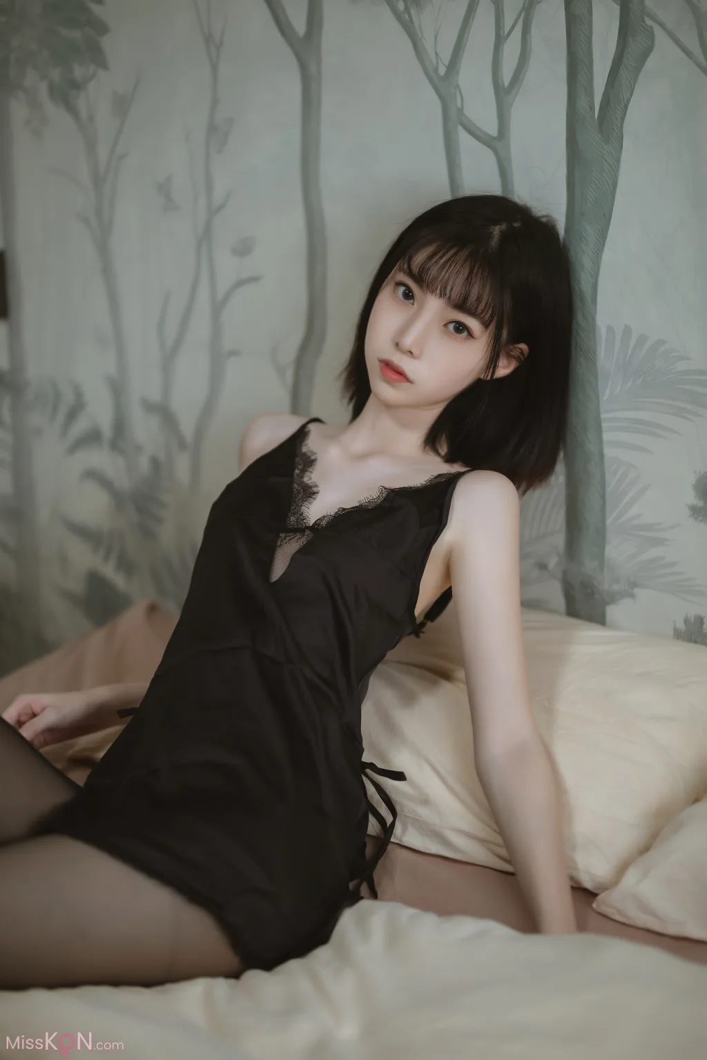 Coser@许岚LAN: 黑色蕾丝睡衣 (40 photos) – Page 4
