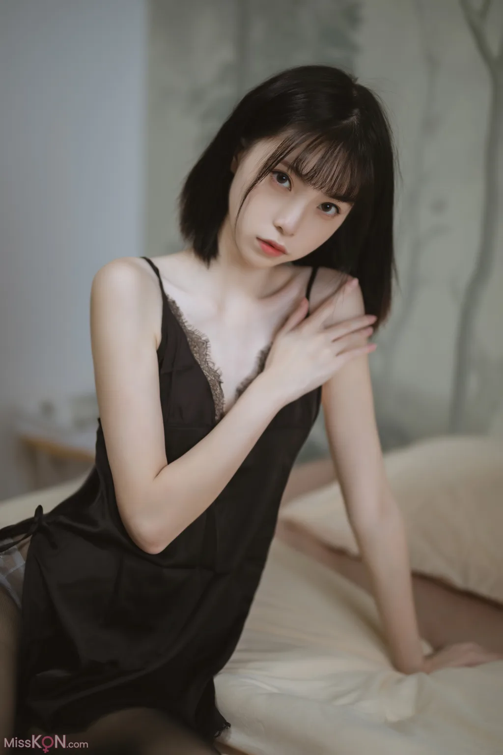 Coser@许岚LAN: 黑色蕾丝睡衣 (40 photos) – Page 4