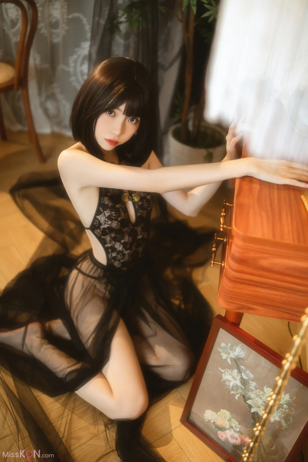 Coser@许岚LAN: 纯欲黑纱 (40 photos) – Page 4