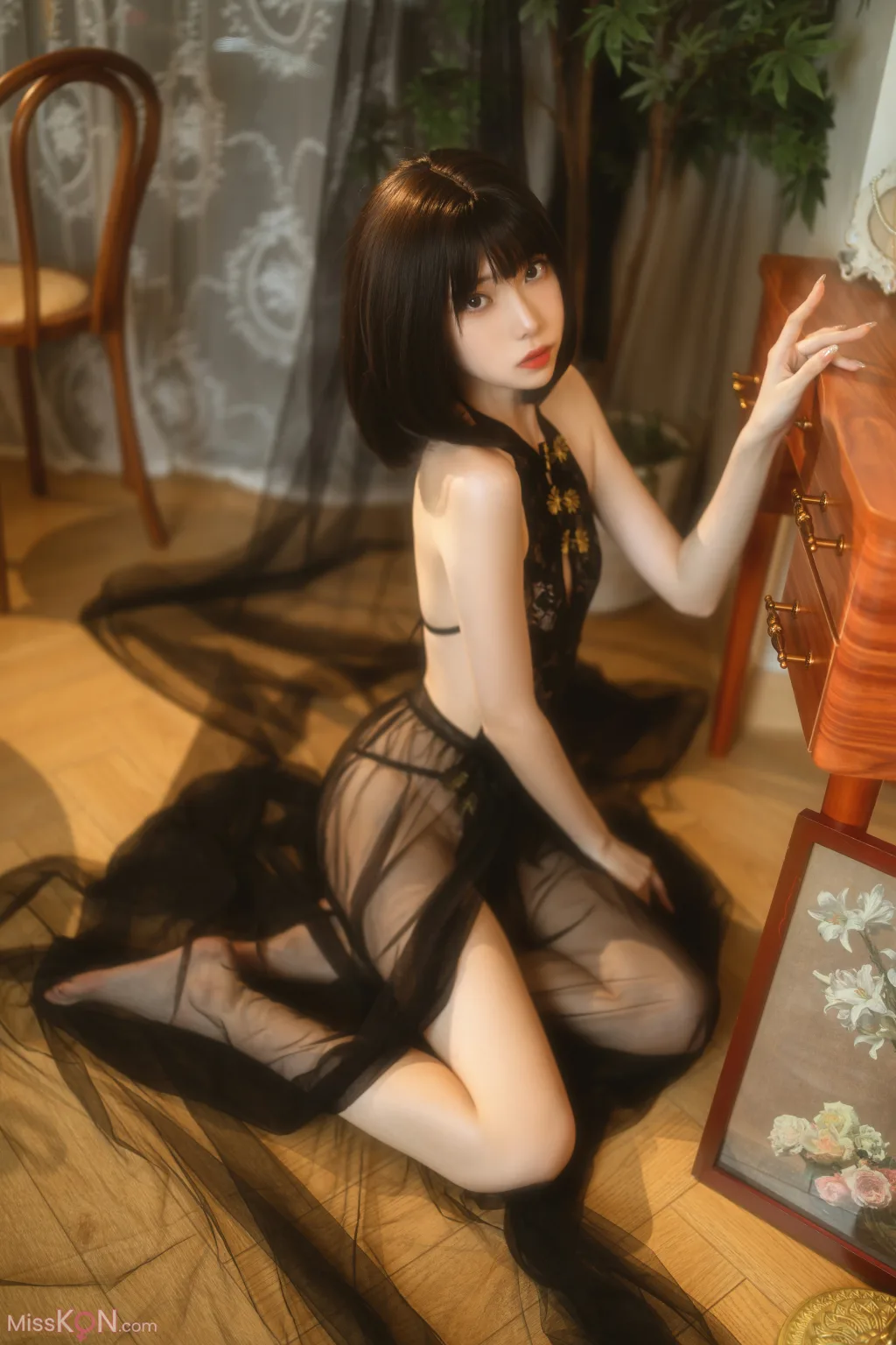 Coser@许岚LAN: 纯欲黑纱 (40 photos) – Page 4
