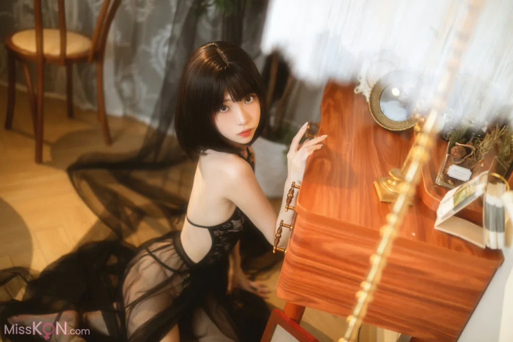 Coser@许岚LAN: 纯欲黑纱 (40 photos) – Page 4