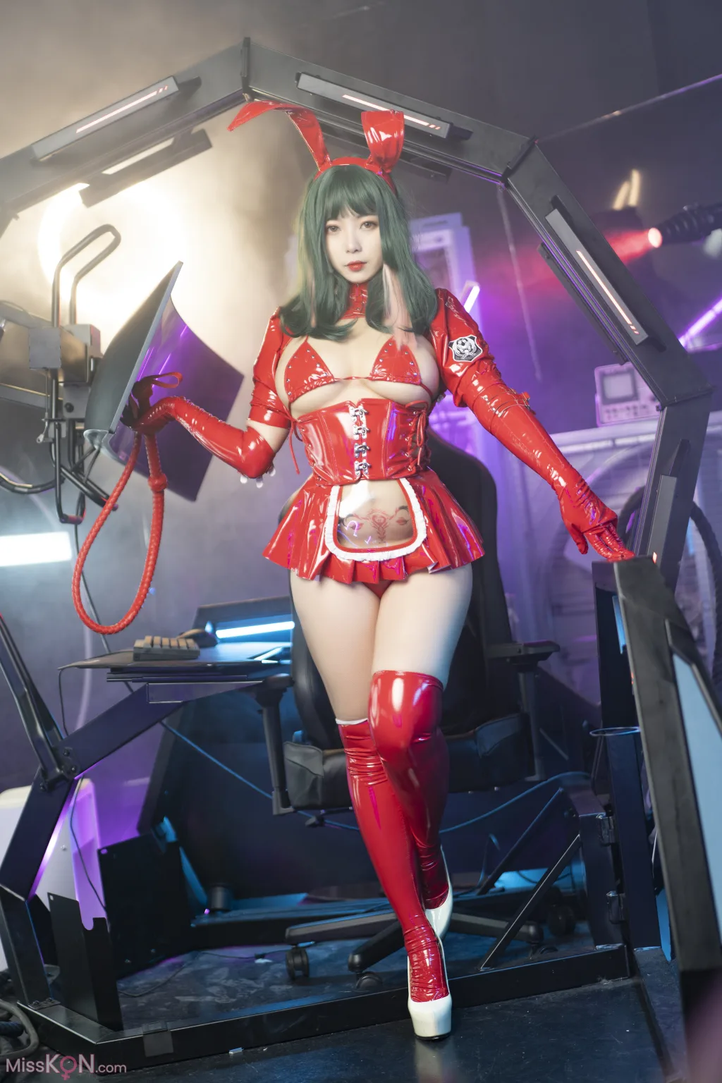 Coser@珟_珏Dita: 暗黑兔女郎 (39 photos)