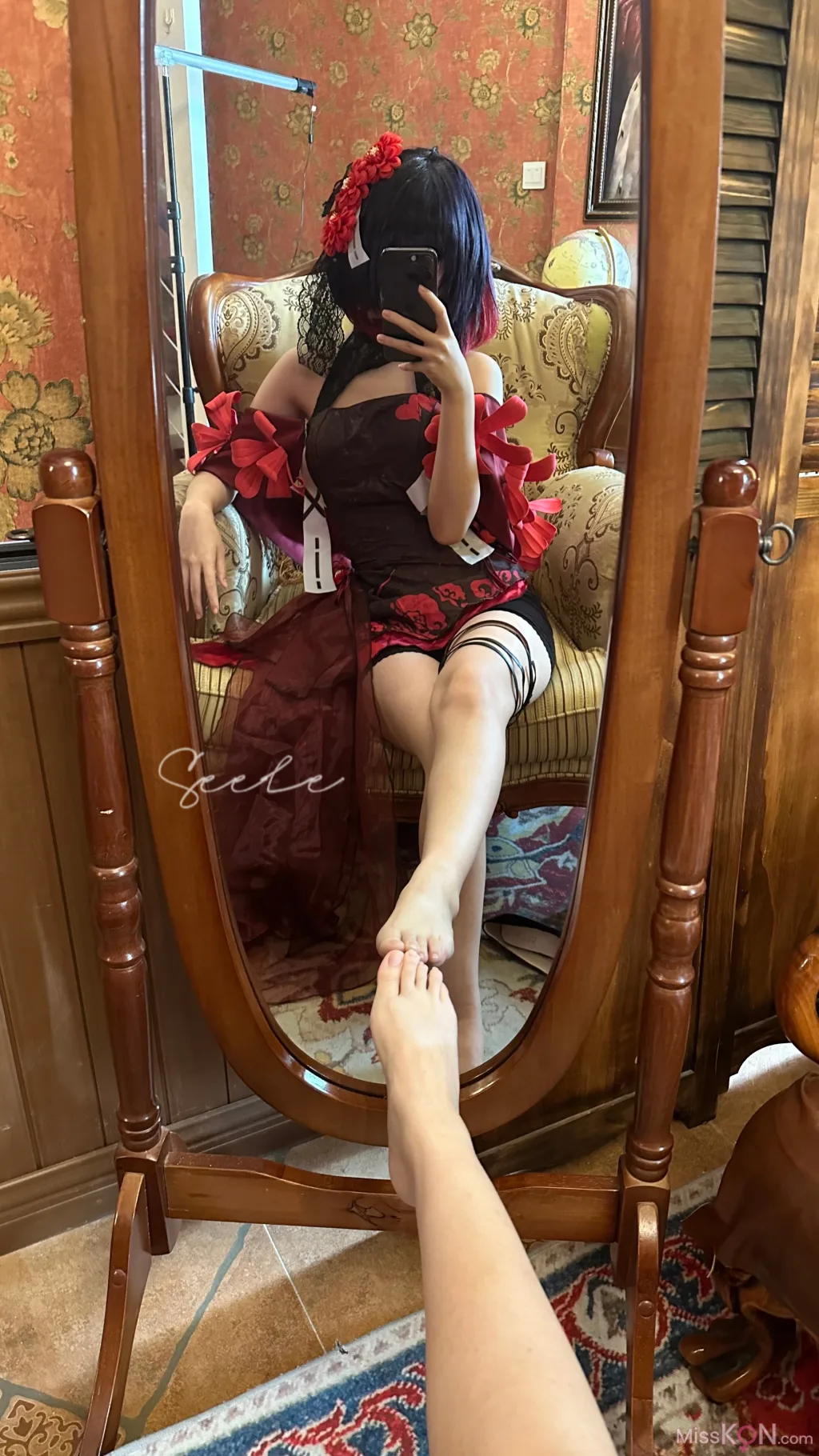 Coser@Seele麦麦: 黑希旗袍物语 (61 photos + 8 videos) – Page 4