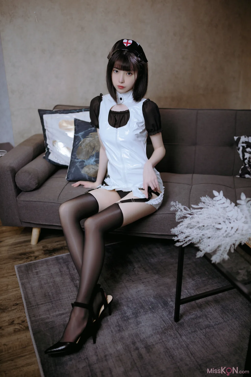 Coser@许岚LAN: 黑丝护士 (40 photos) – Page 4