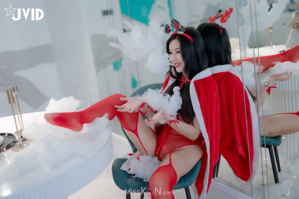 [JVID] 木木森: 性感聖誕派對木木森超性感 (234 photos )