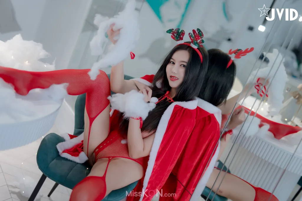 [JVID] 木木森: 性感聖誕派對木木森超性感 (234 photos )
