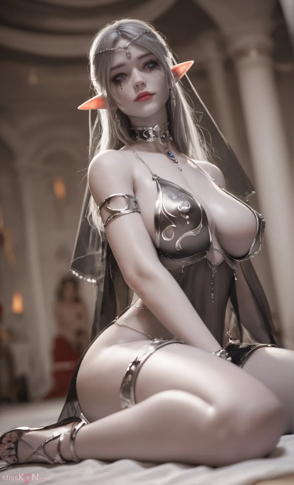 [AI Generated] 堕落精灵【墨迹】 (160 photos)