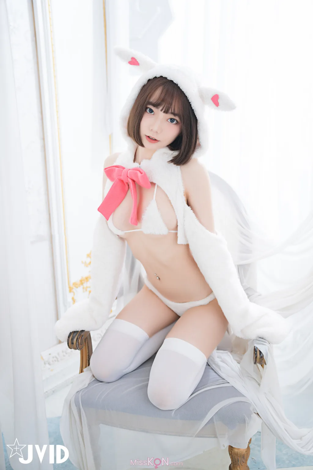 [JVID] 胎尼 &amp; 啾啾: 【私訊有好康活動】雙寵萌系女友💕情色貓咪Tiny🐱純欲小兔啾啾🐰「主人你要選哪一個？」 (183 photos)