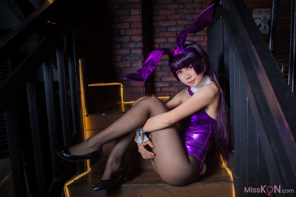 Coser@白金Saki: 黑丝JK (9 photos)