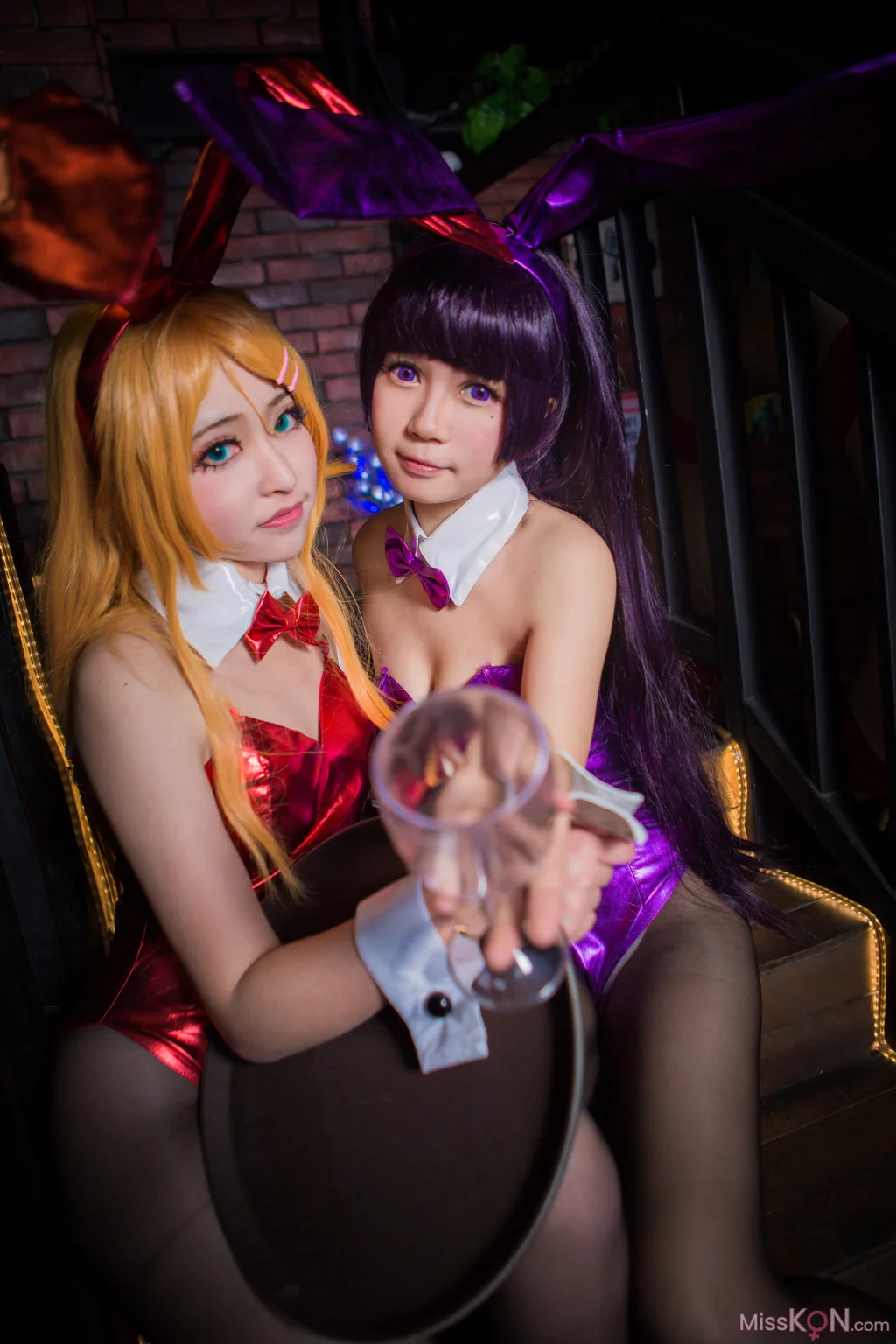 Coser@白金Saki: 黑丝JK (9 photos)