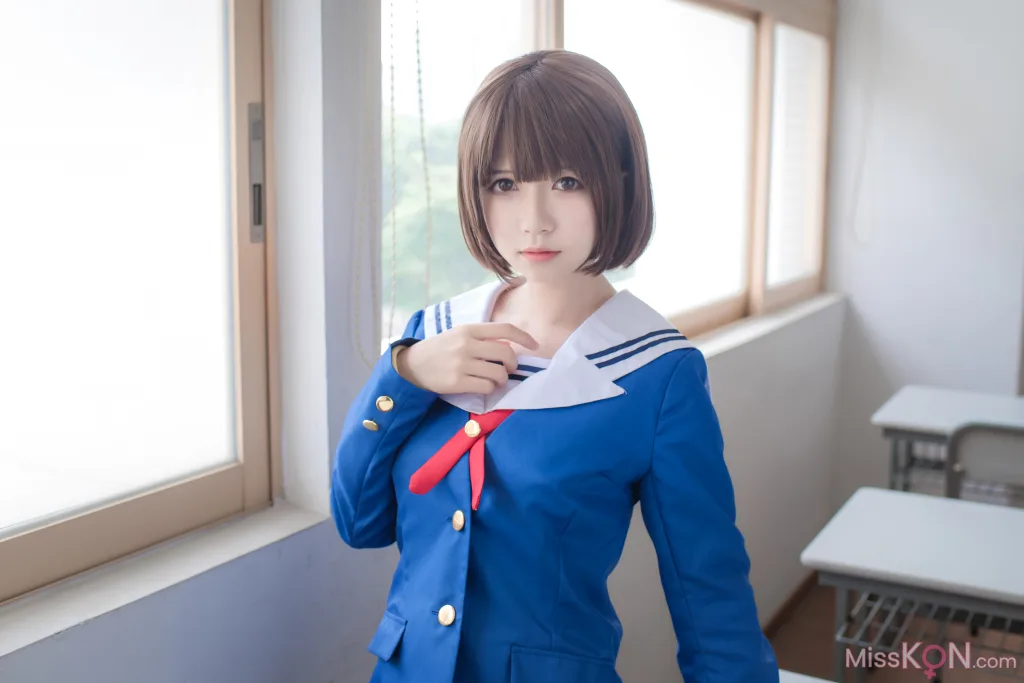 Coser@白金Saki: 三个女仆 (29 photos)