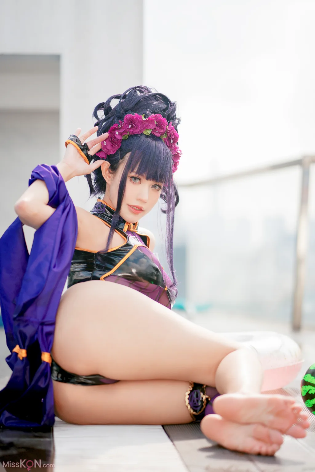 Coser@PingPing: 紫式部泳装 (52 photos)