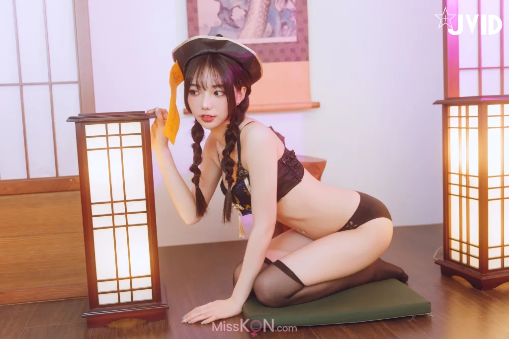 [JVID] 啾啾: ゾンビ殭屍版女友注射愛の能量變成人類!!! (178 photos)