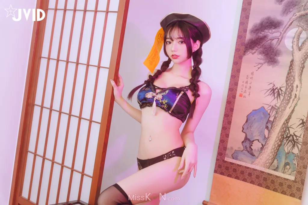 [JVID] 啾啾: ゾンビ殭屍版女友注射愛の能量變成人類!!! (178 photos)
