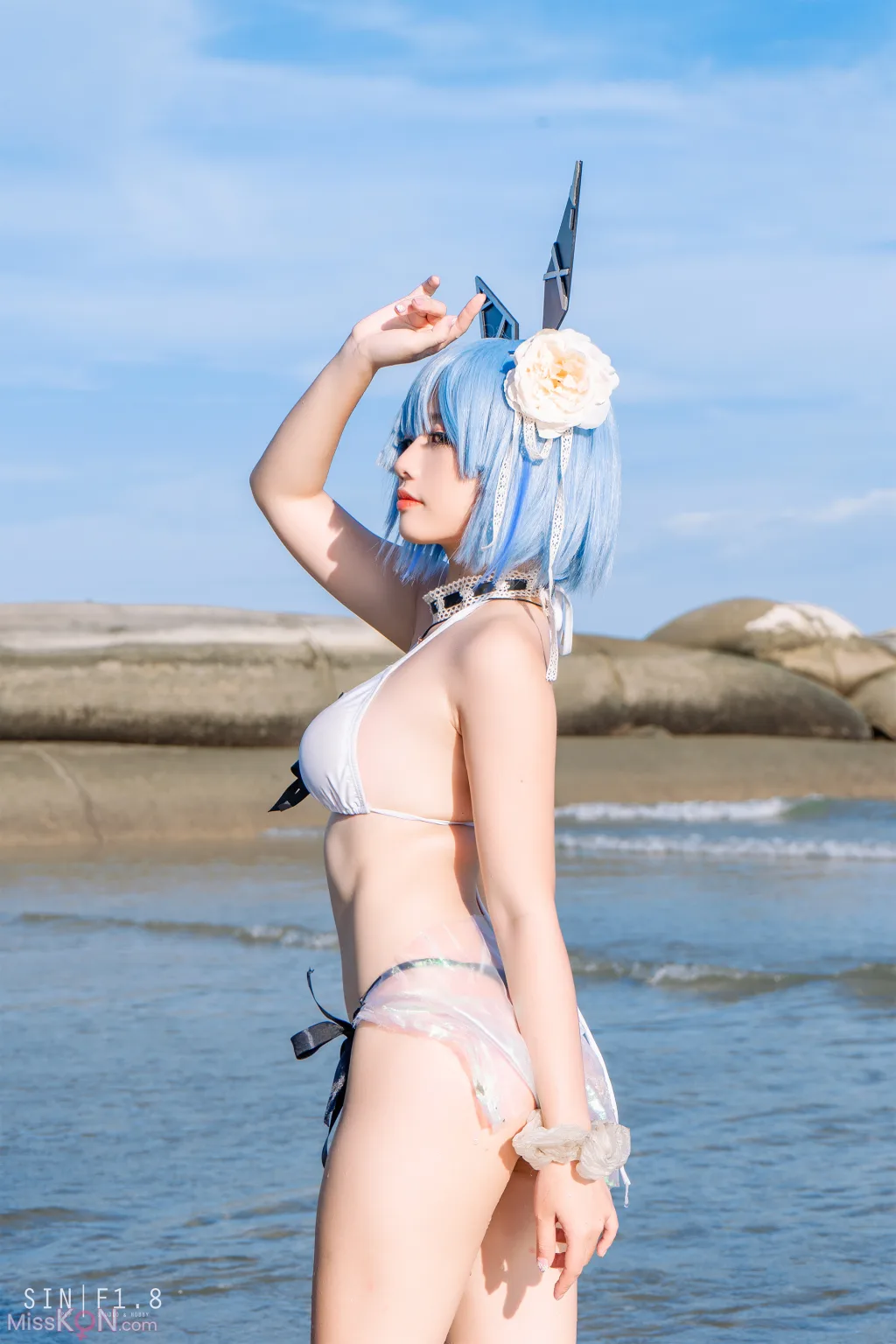 Coser@Messie Huang: Gascogne Swimsuit (20 photos)