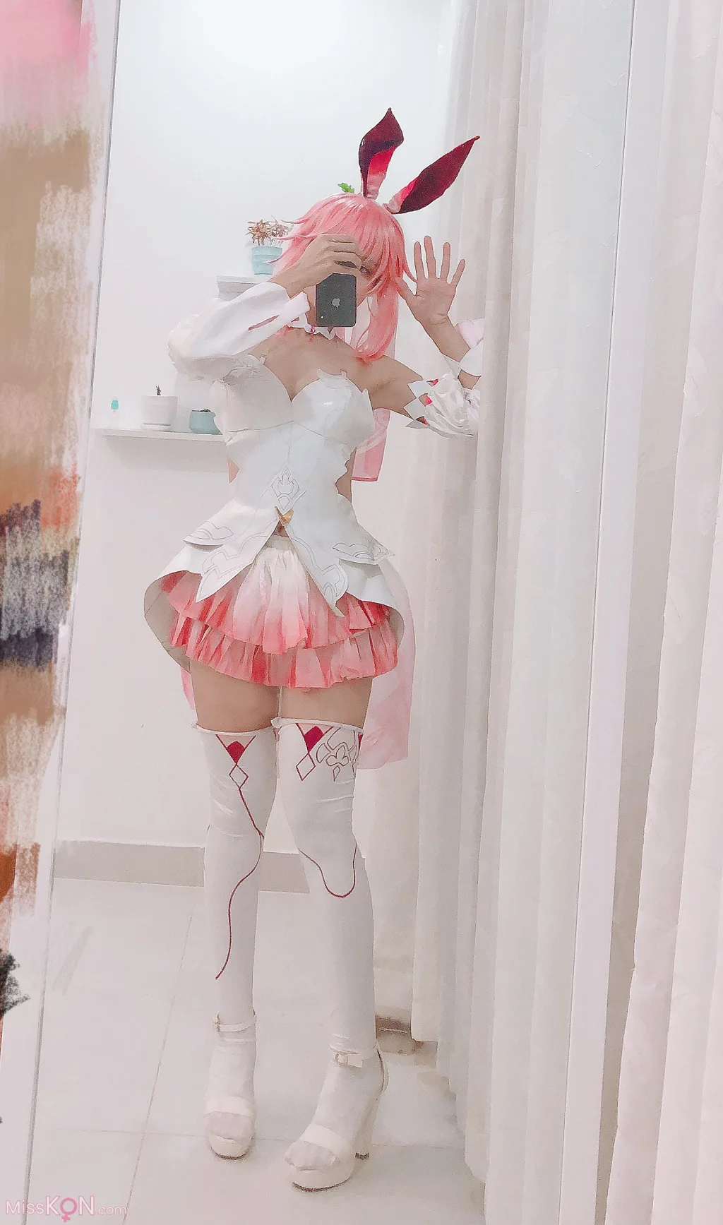 Coser@PingPing: Yae Sakura Wedding Dress (13 photos )