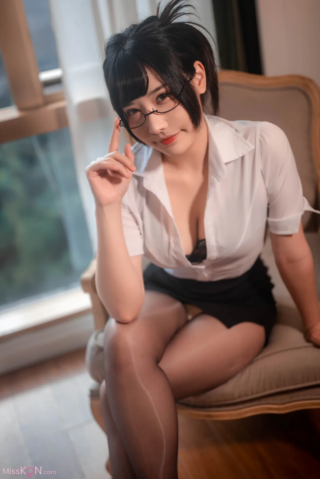 Coser@糖果果Candy: 室内OL (102 photos)