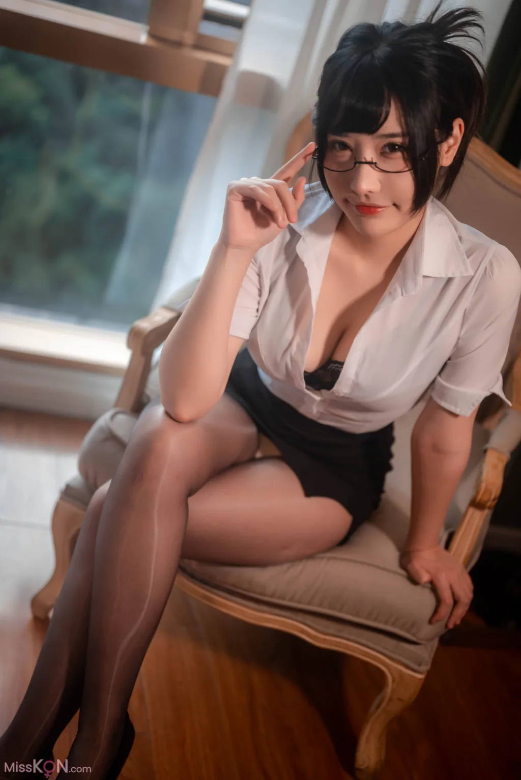 Coser@糖果果Candy: 室内OL (102 photos)