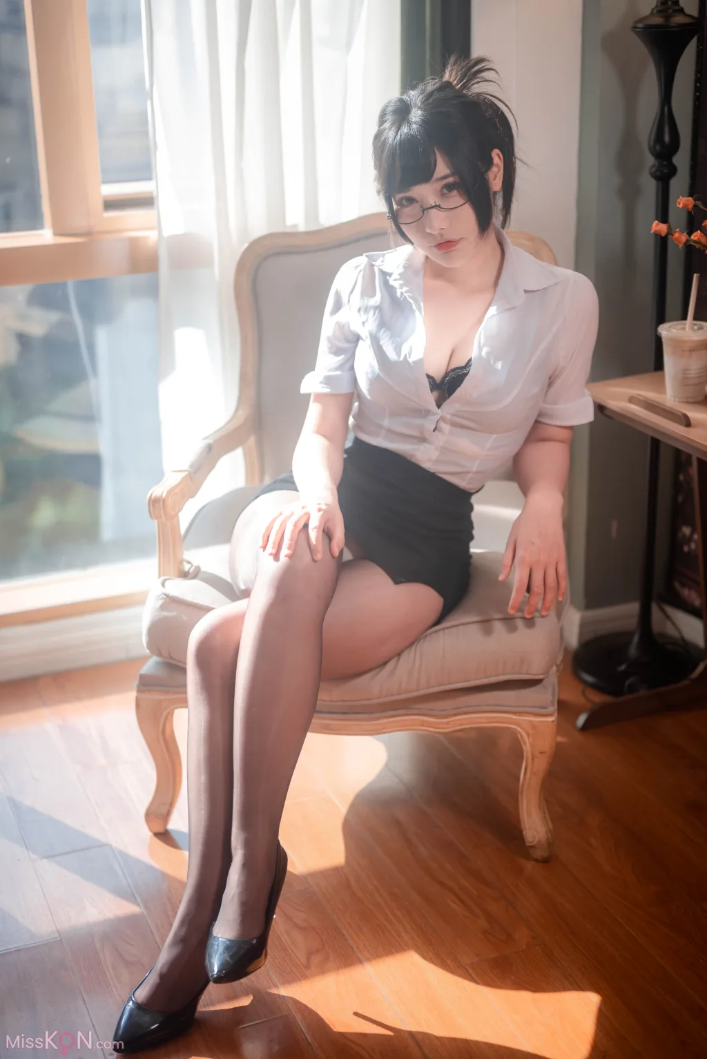 Coser@糖果果Candy: 室内OL (102 photos)