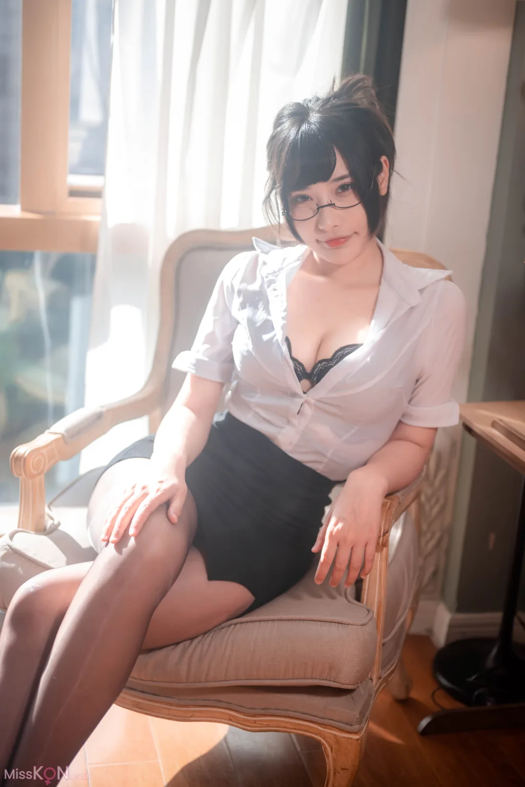 Coser@糖果果Candy: 室内OL (102 photos)