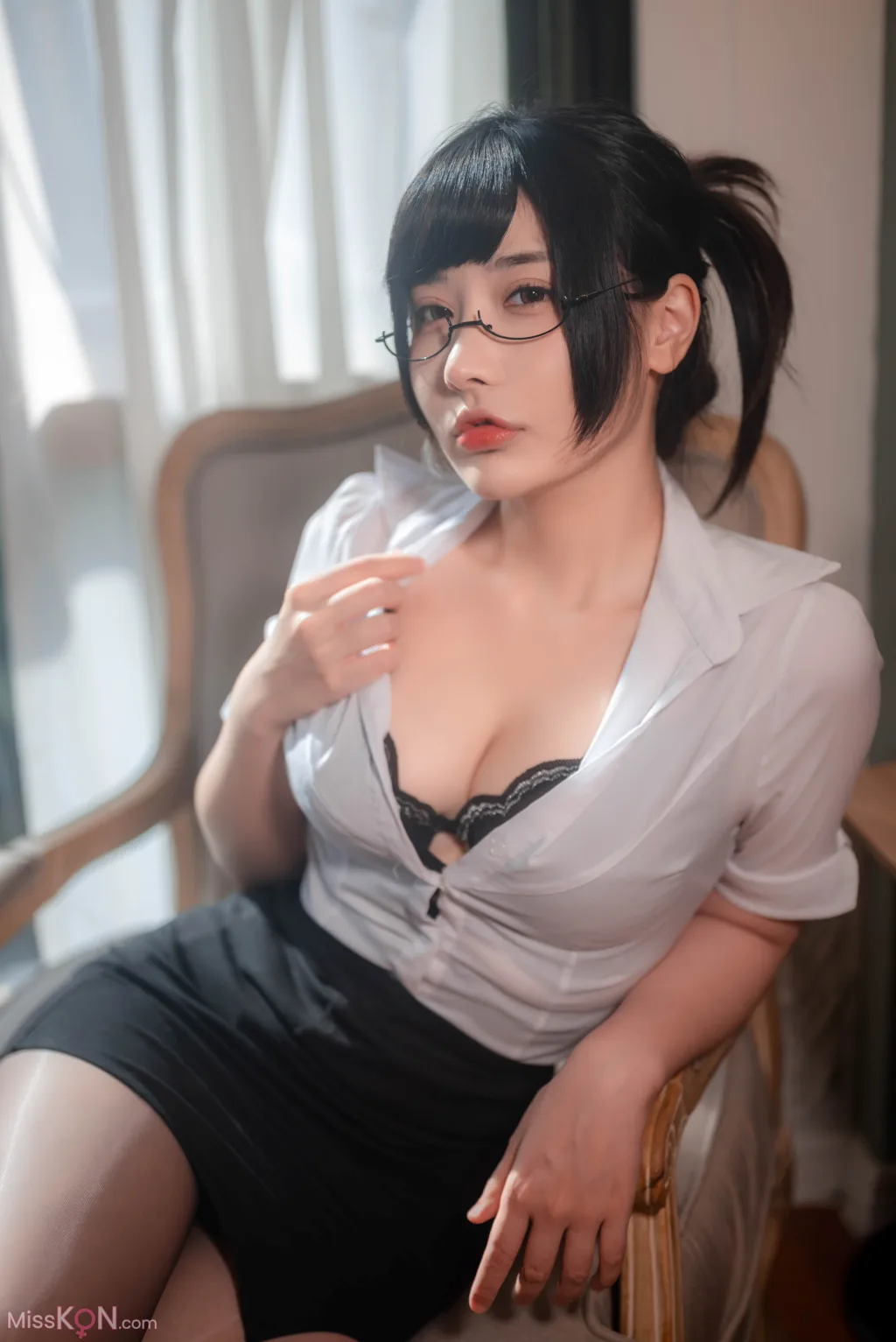 Coser@糖果果Candy: 室内OL (102 photos)