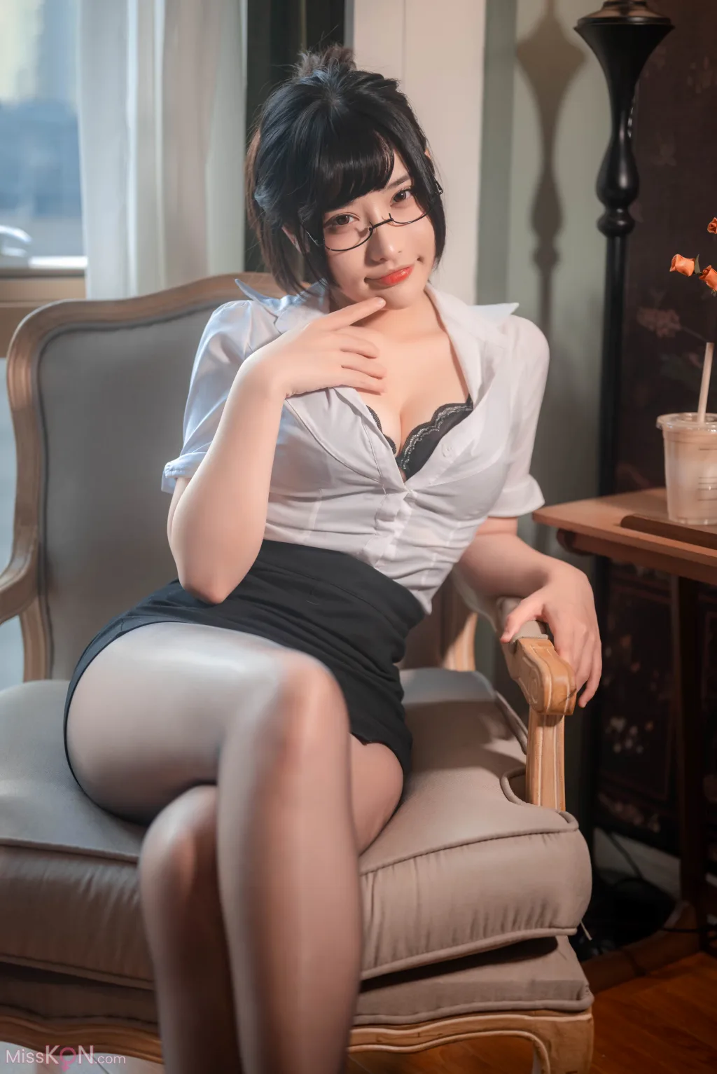 Coser@糖果果Candy: 室内OL (102 photos)