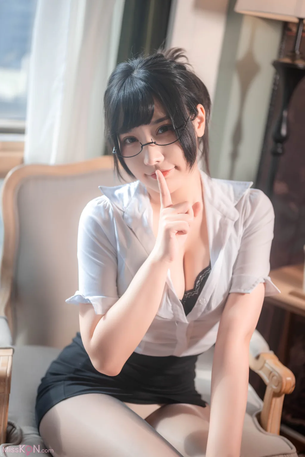 Coser@糖果果Candy: 室内OL (102 photos)
