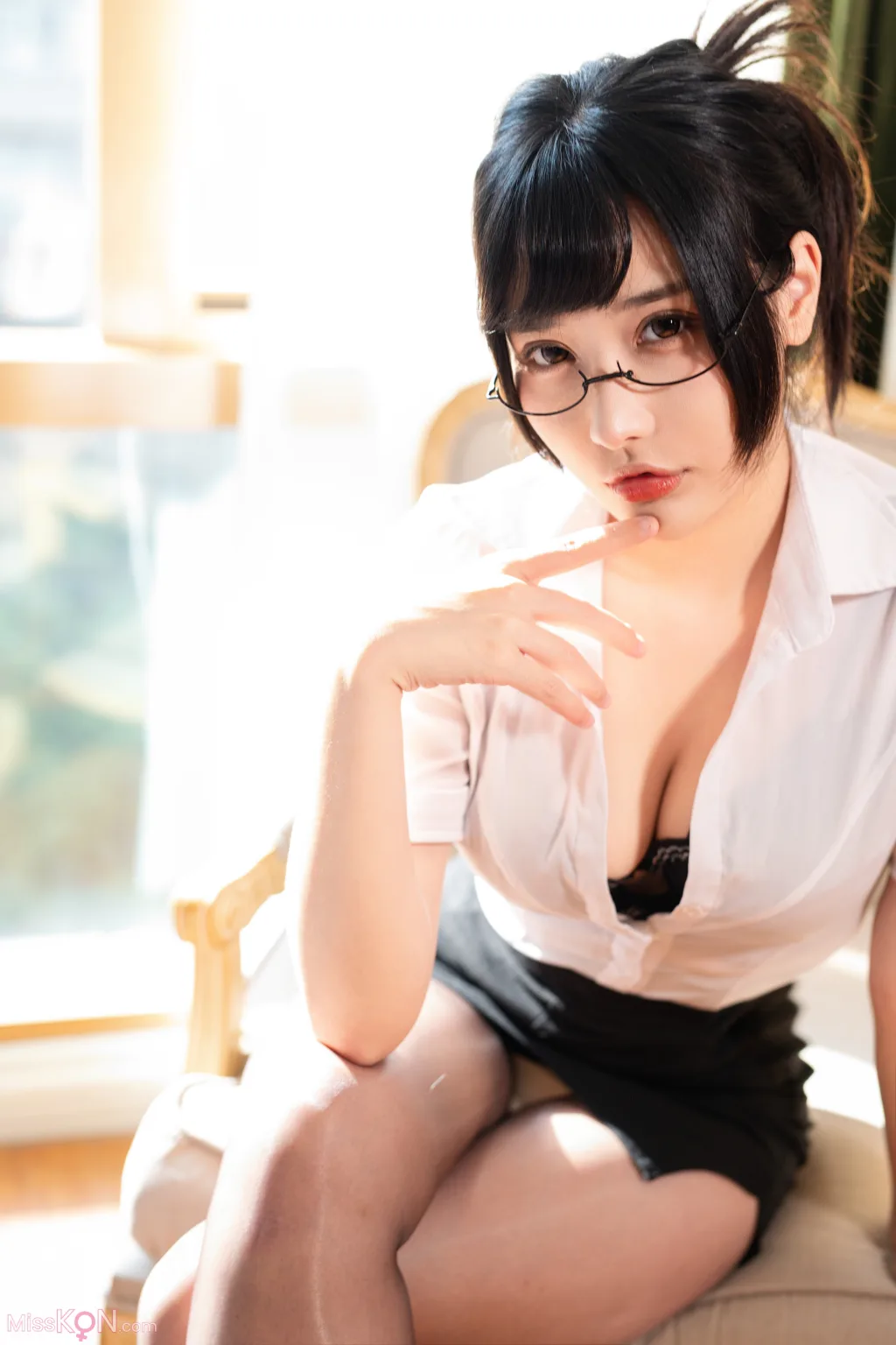 Coser@糖果果Candy: 室内OL (102 photos)