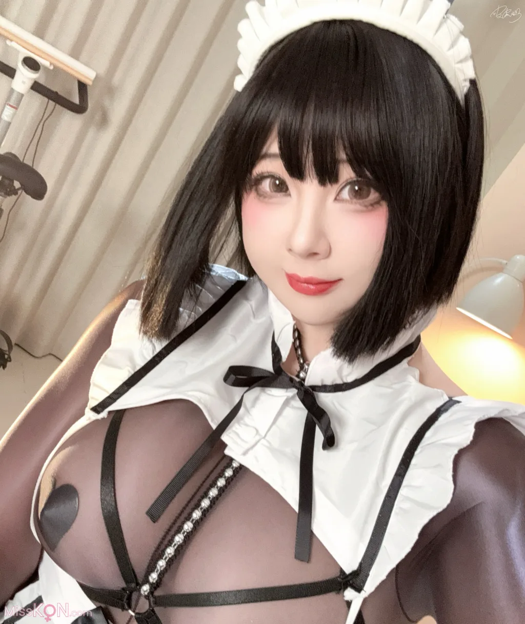 Coser@皮皮奶可可爱了啦: 女仆自摄 (60 photos)