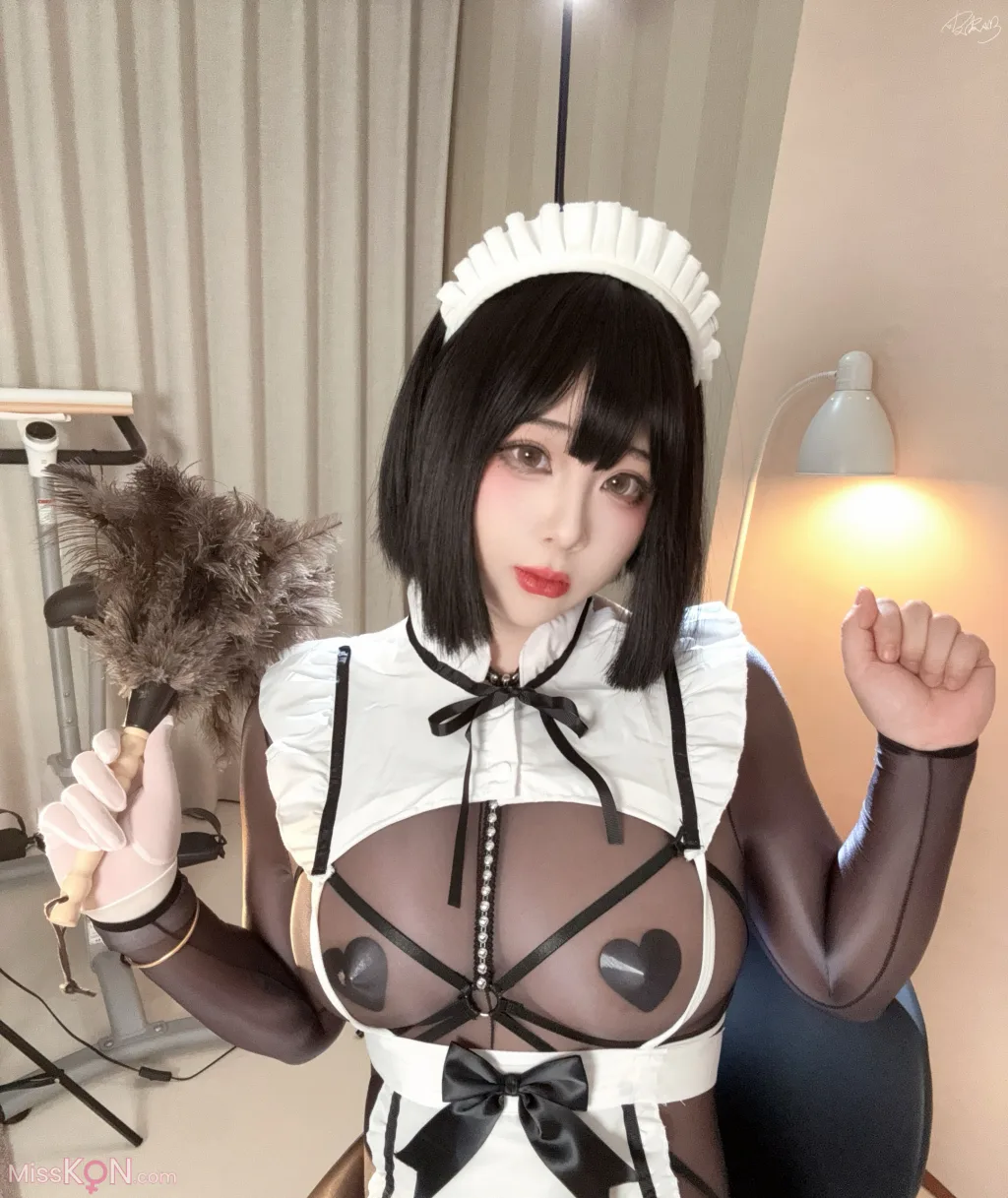 Coser@皮皮奶可可爱了啦: 女仆自摄 (60 photos)