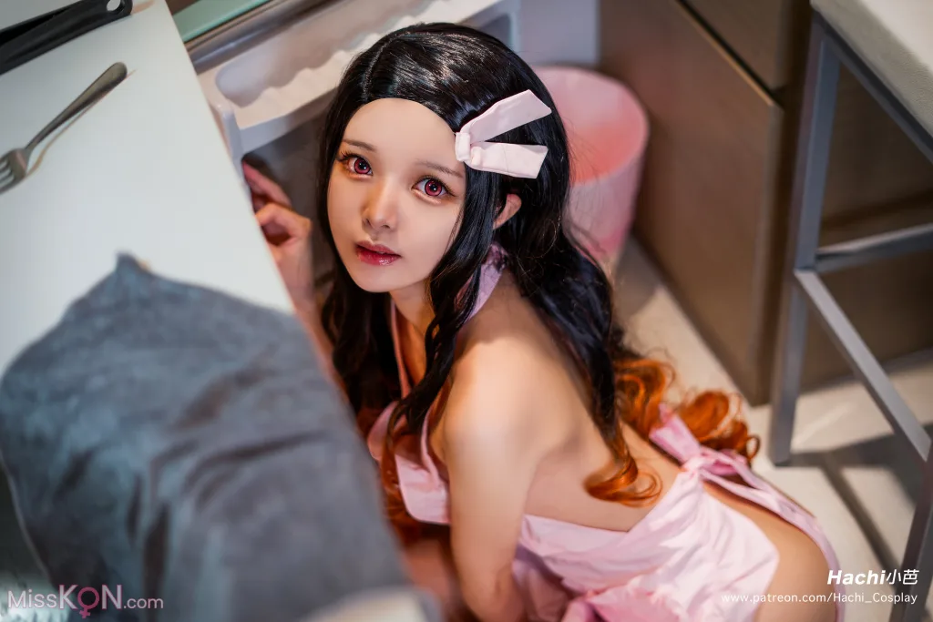 Coser@Hachi_小芭: Nezuko Apron (22 photos)