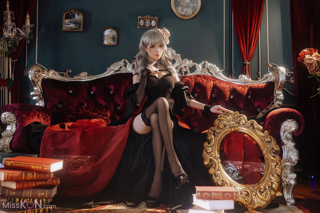 Coser@Tomoyo酱: 碧蓝 吕佐夫礼服 (29 photos)