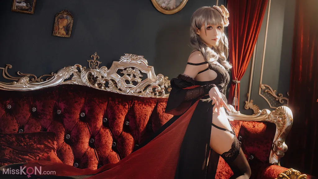 Coser@Tomoyo酱: 碧蓝 吕佐夫礼服 (29 photos)