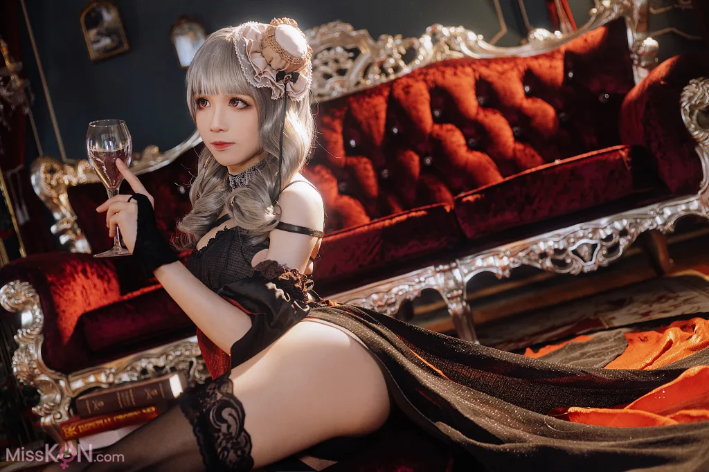 Coser@Tomoyo酱: 碧蓝 吕佐夫礼服 (29 ảnh)