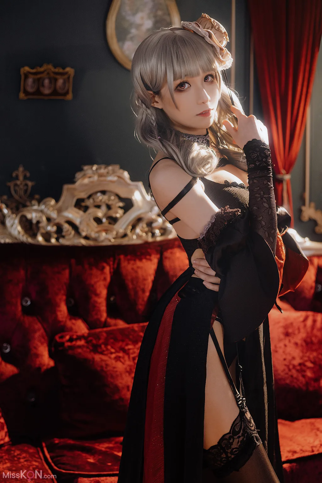 Coser@Tomoyo酱: 碧蓝 吕佐夫礼服 (29 photos)